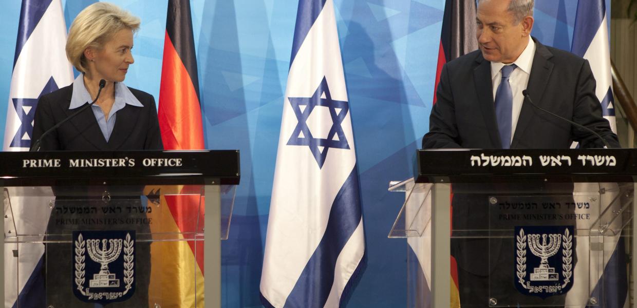 Η Ursula von der Leyen και ο Netanyahu