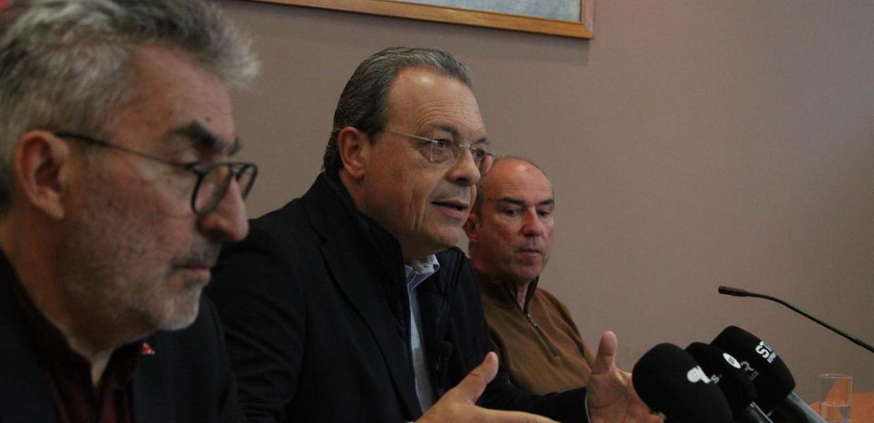 Δηλώσεις του προέδρου του ΣΥΡΙΖΑ-ΠΣ, Σωκράτη Φάμελλου από το Εργατικό Κέντρο Δράμας 