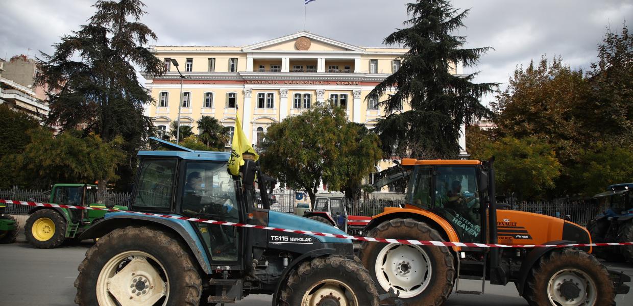 Συλλαλητήριο αγροτών στη Θεσσαλονίκη