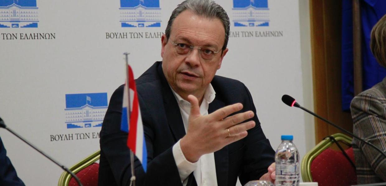 Συνάντηση του Προέδρου του ΣΥΡΙΖΑ-ΠΣ, Σωκράτη Φάμελλου, με τον Πρόεδρο της Βουλής των Αντιπροσώπων του Λουξεμβούργου, Claude Wiseler