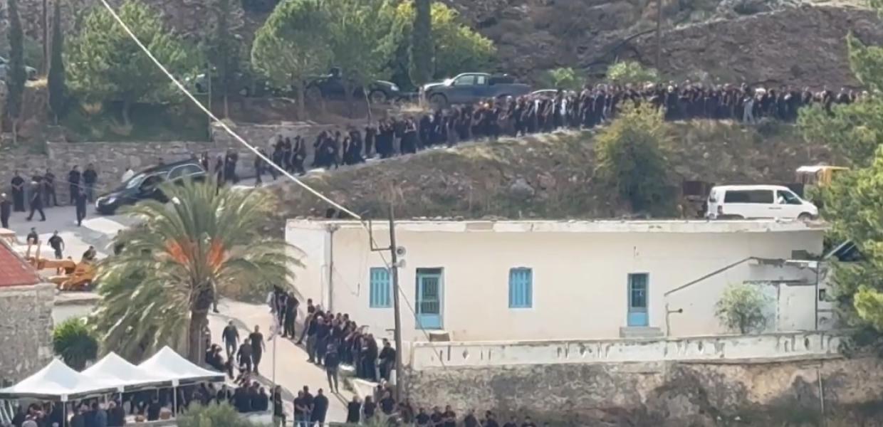 κηδεία του 39χρονου Φανούρη Καργάκη στα Βορίζια