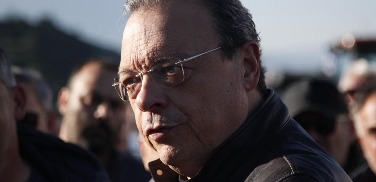 Ο Σωκράτης Φάμελλος στο μπλόκο του Μπράλου