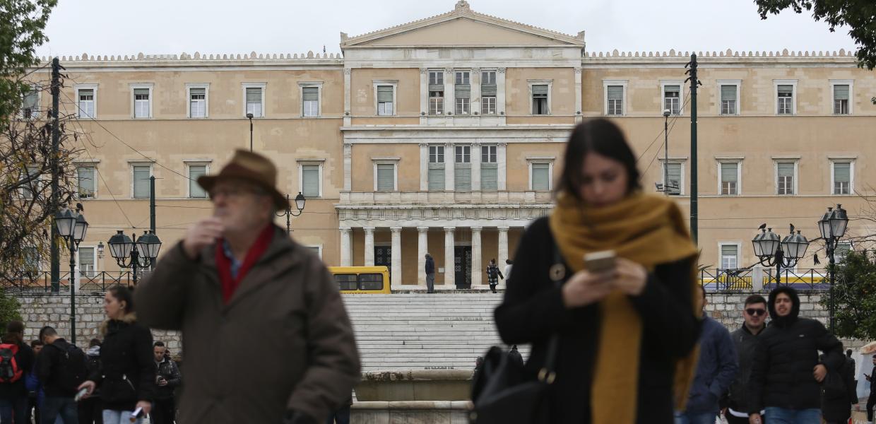 Κρύο στο κέντρο της Αθήνας
