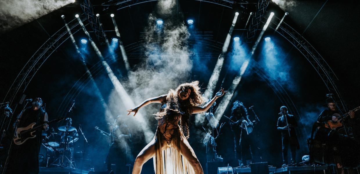 Το συγκρότημα Pagan στη σκηνή της Τεχνόπολης