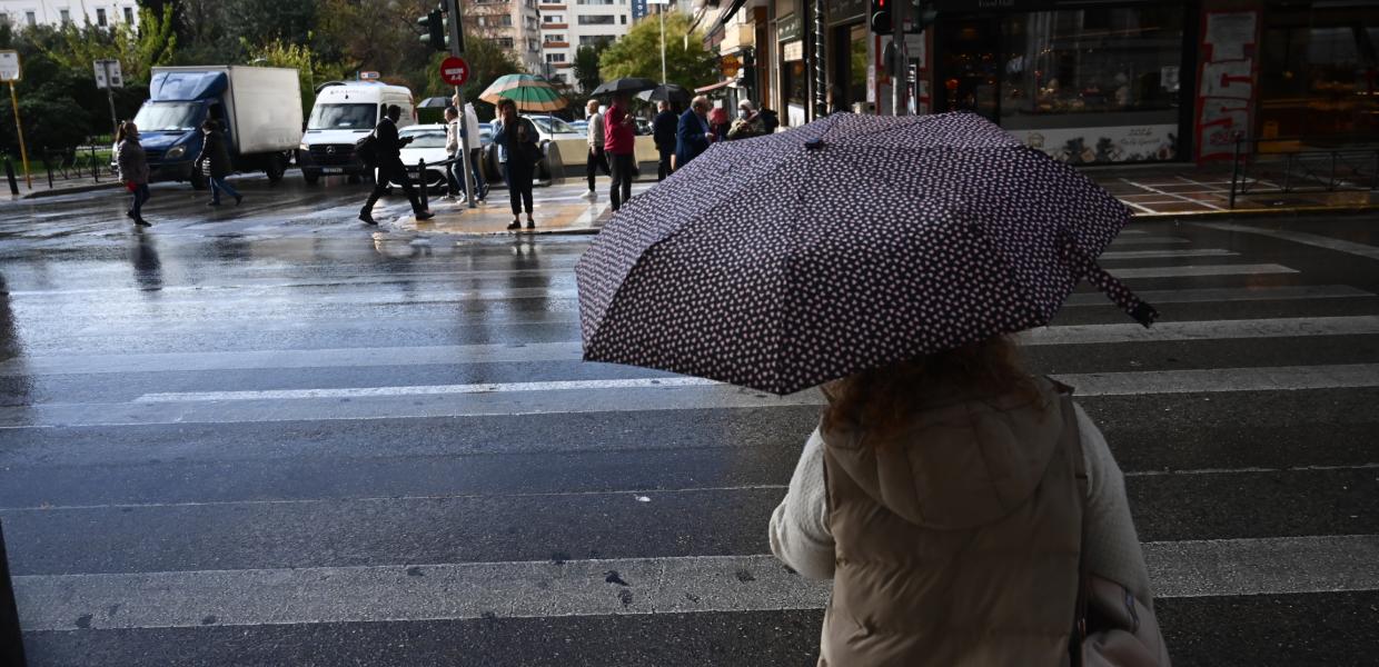 βροχή στην Αθήνα