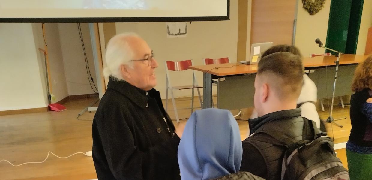Ο Τίτους Μάλεχ στο ΕΠΑΛ Αμπελοκήπων 