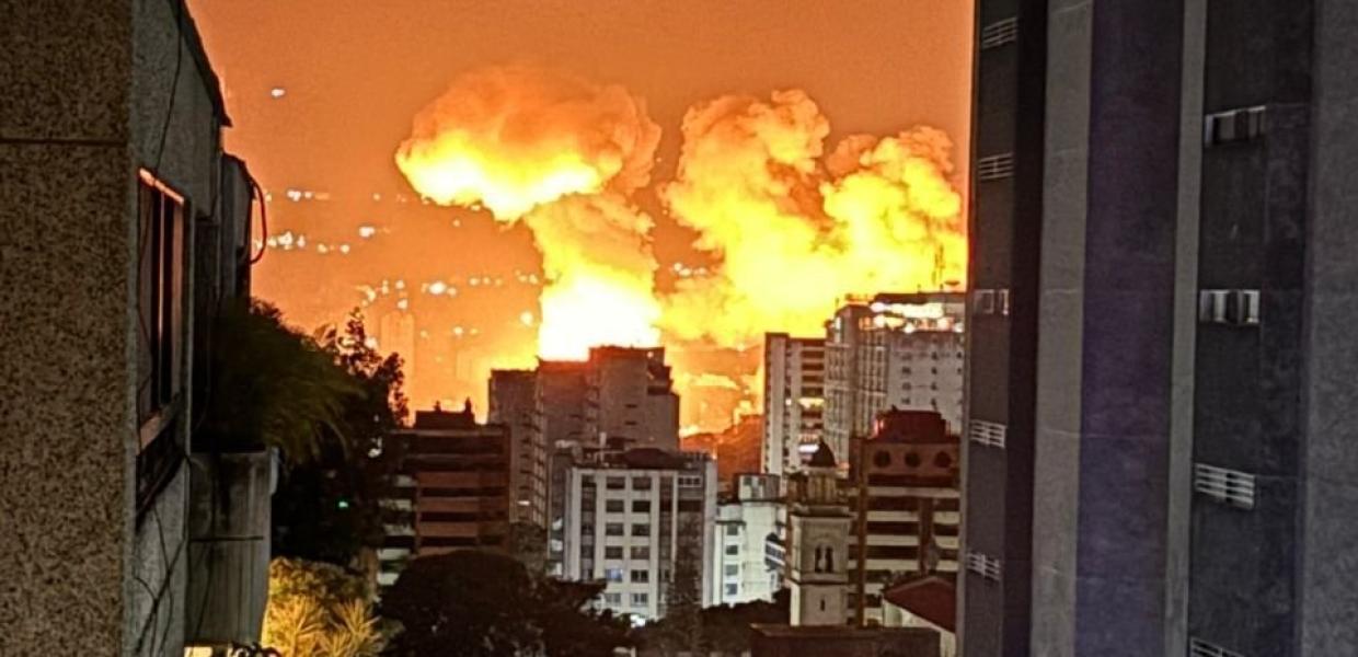 Εκρήξεις στο Καράκας της Βενεζουέλας