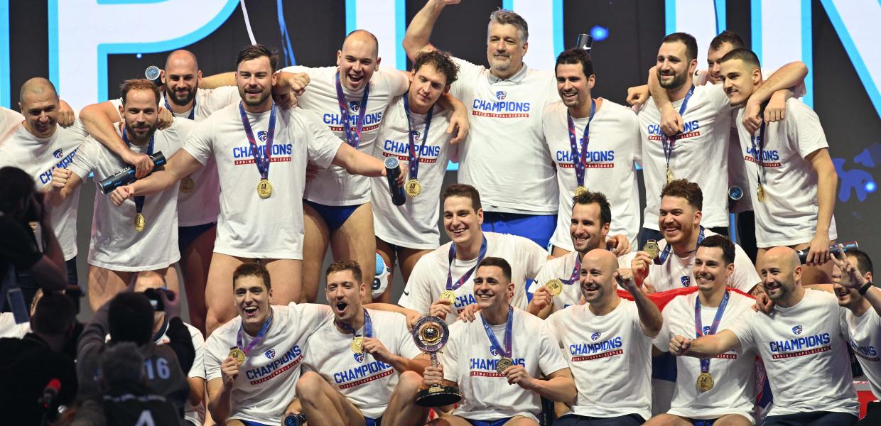 «Χάλκινη» η Εθνική ομάδα πόλο στο Ευρωπαϊκό πρωτάθλημα 