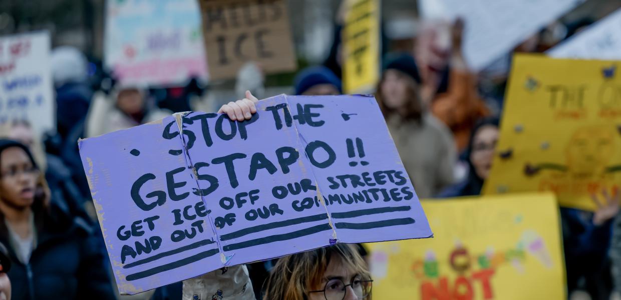 Διαμαρτυρία κατά της ICE στις ΗΠΑ