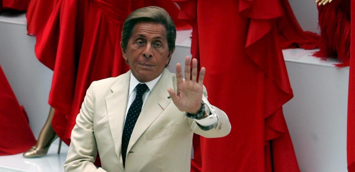 Ο Ιταλός σχεδιαστής μόδας Valentino