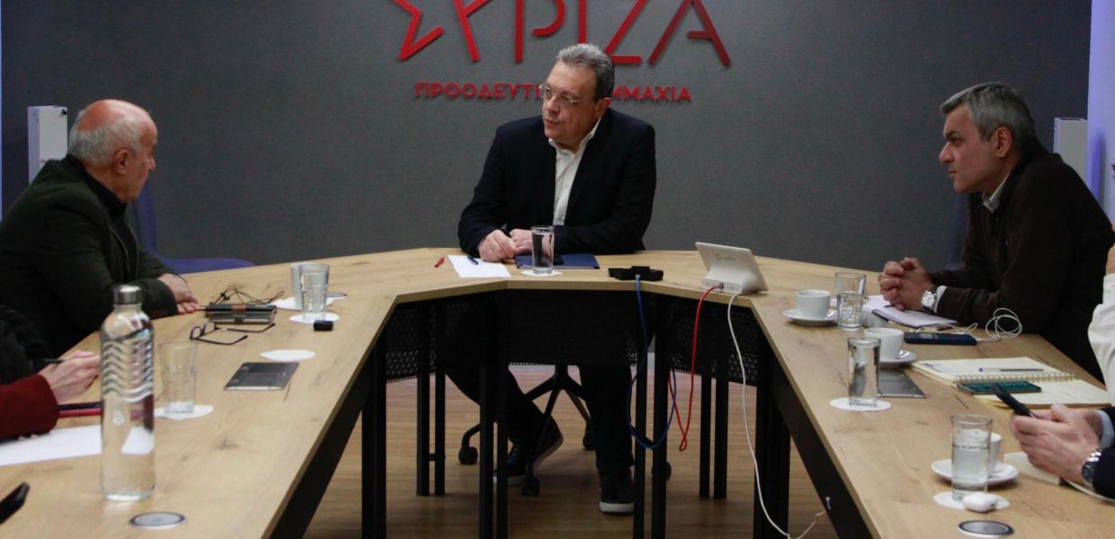 Συναντήσεις του προέδρου του ΣΥΡΙΖΑ-ΠΣ, Σωκράτη Φάμελλου με το Ινστιτούτο Καταναλωτών, την Ένωση Καταναλωτών - Η Ποιότητα Της Ζωής και την Ένωση Εργαζομένων Καταναλωτών Ελλάδας