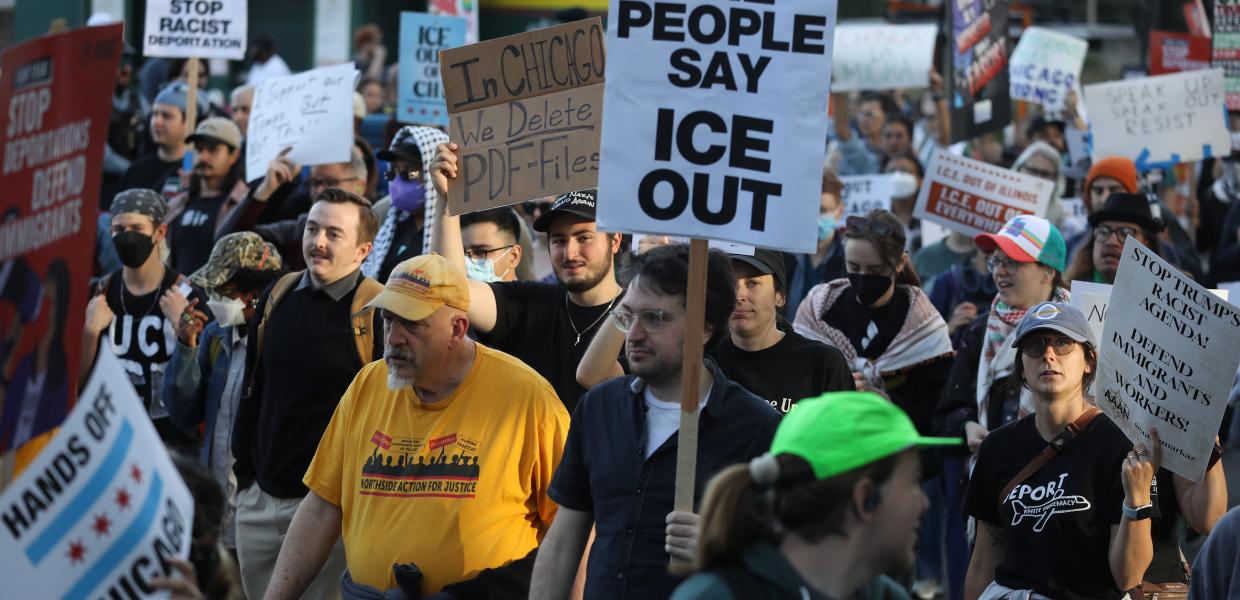 Διαμαρτυρία κατά της ICE στις ΗΠΑ