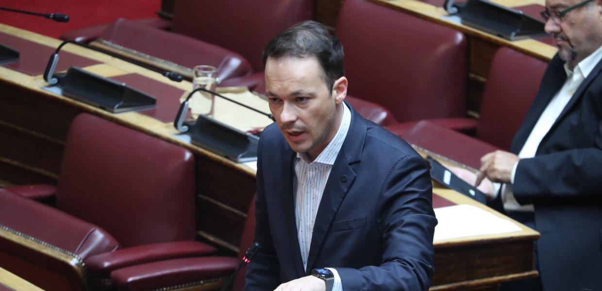 miltos zamparas greek parliament picture