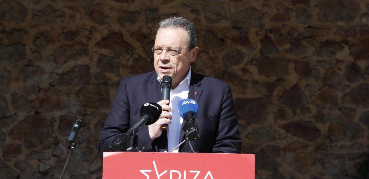 Ο Σωκράτης Φάμελλος στο Σκοπευτήριο της Καισαριανής