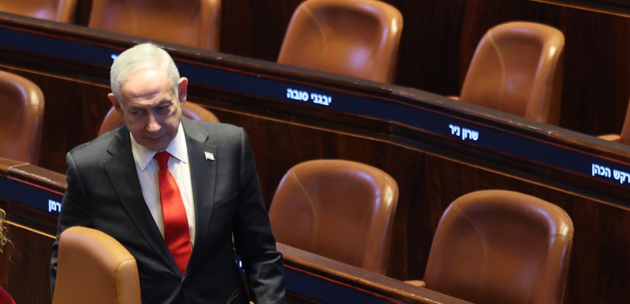 Ο Νετανιάχου στην Κνεσέτ
