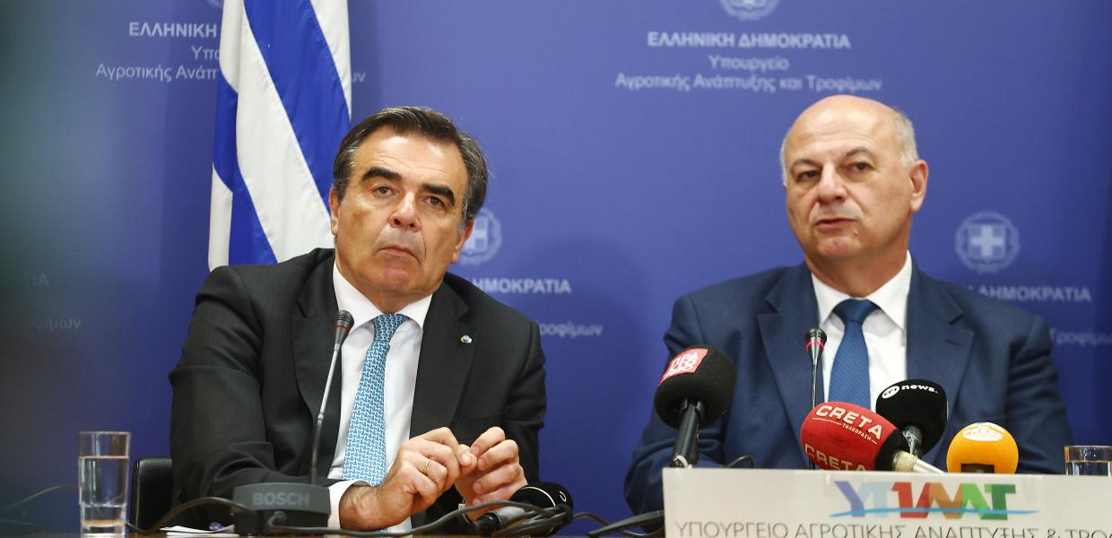 Tελετή παράδοσης–παραλαβής στο υπουργείο Αγροτικής Ανάπτυξης και Τροφίμων