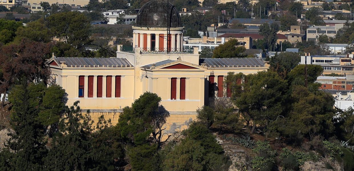Το κτίριο του Εθνικού Αστεροσκοπείου Αθηνών