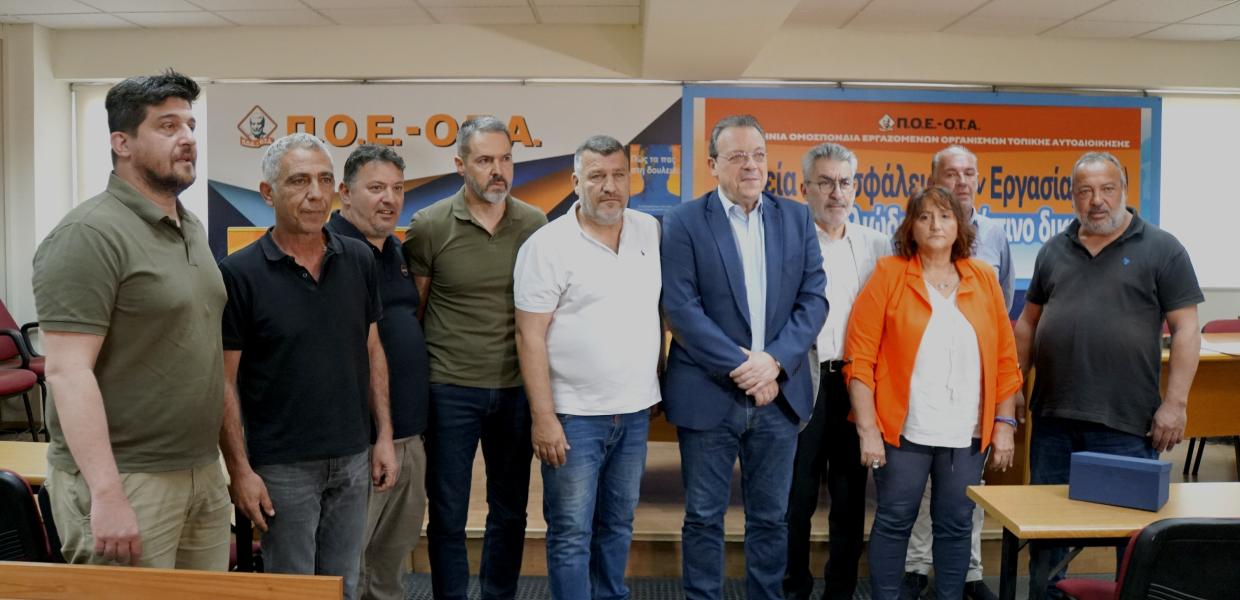 Συνάντηση του προέδρου του ΣΥΡΙΖΑ-ΠΣ, Σωκράτη Φάμελλου, με την Εκτελεστική Επιτροπή της ΠΟΕ-ΟΤΑ