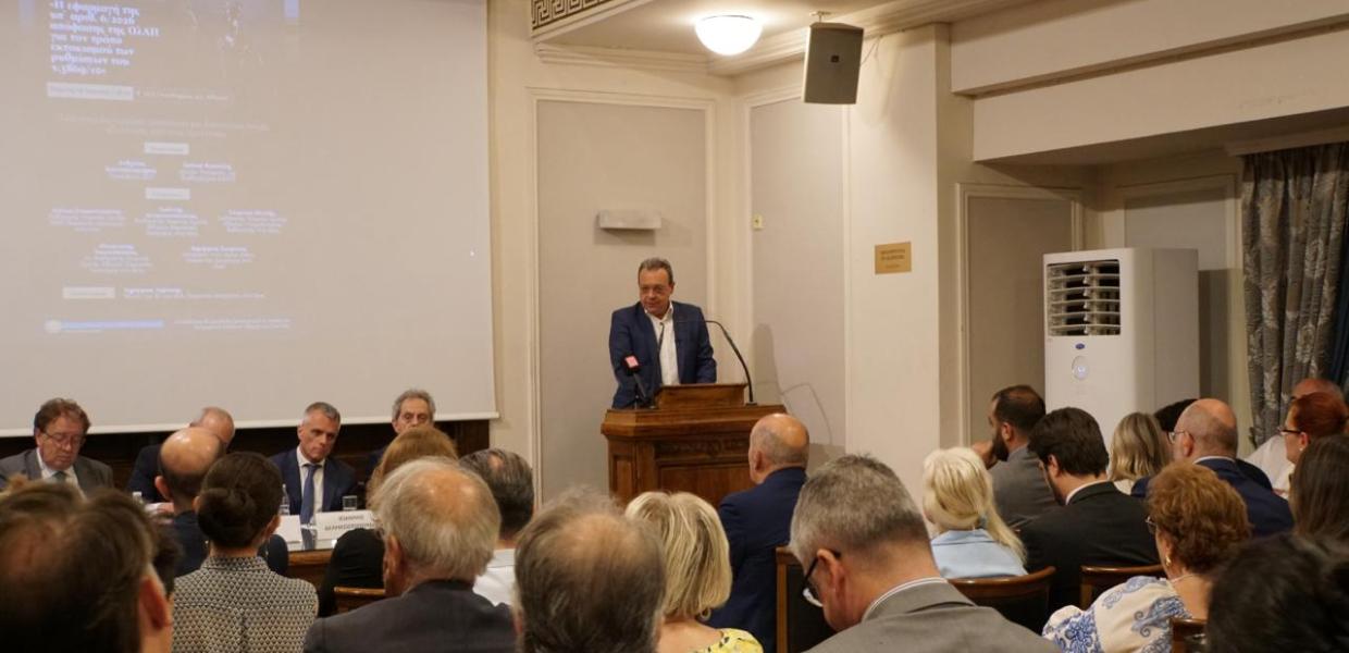 Ο Σωκράτης Φάμελλος στην εκδήλωση του ΔΣΑ για απόφαση Αρείου Πάγου για νόμο Κατσέλη