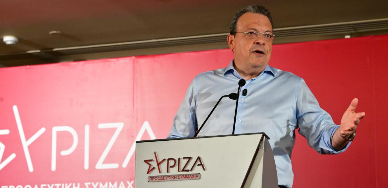 Ο Σωκράτης Φάμελλος στο βήμα της Κεντρικής Επιτροπής του ΣΥΡΙΖΑ-ΠΣ, Σάββατο 06 Ιουνίου