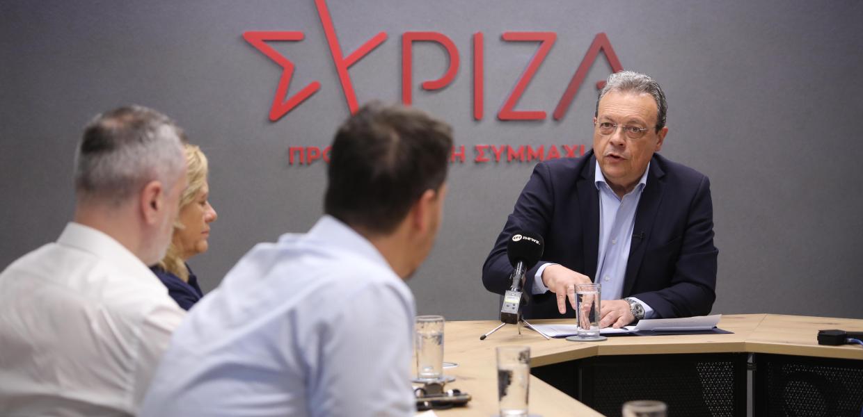 Συνάντηση του προέδρου του ΣΥΡΙΖΑ-ΠΣ, Σωκράτη Φάμελλου με την πρόεδρο και εκπροσώπους της ΕΚΠΟΙΖΩ
