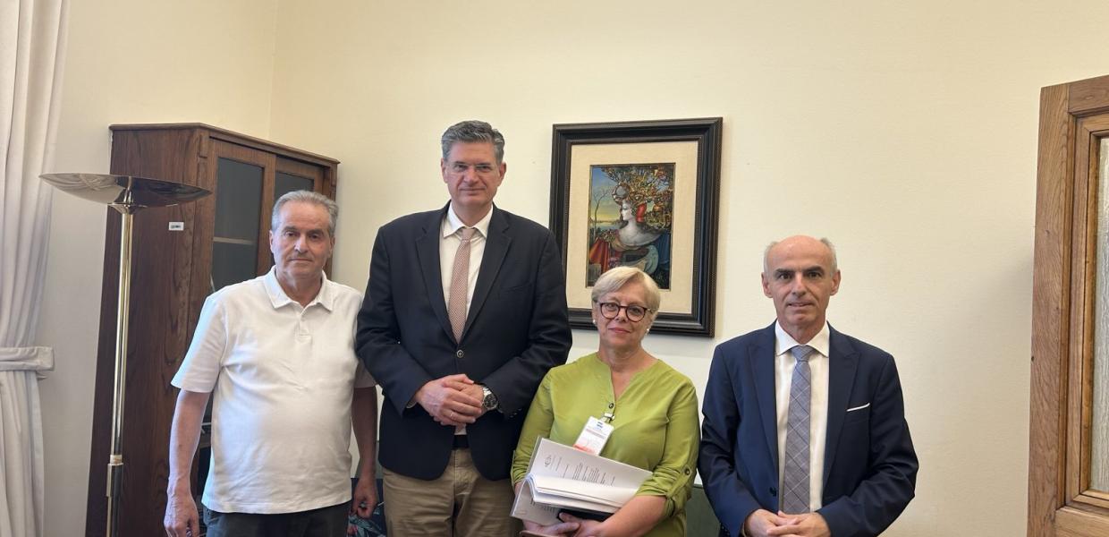 Συνάντηση Γραβρήλου - Καλαματιανού με το Δίκτυο Συνταξιούχων