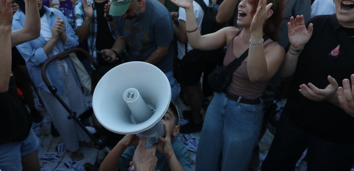 Κινητοποίηση στο Σύνταγμα για Προσφυγικά