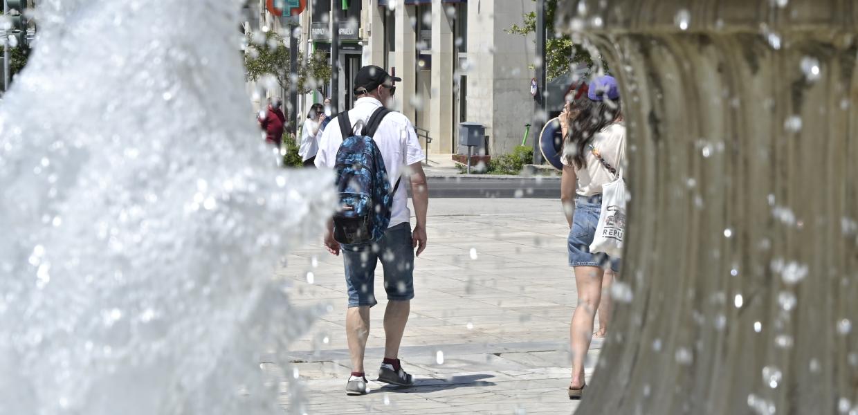 Ζέστη στην Αθήνα