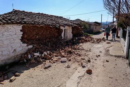 Ζημιές στο Μεσοχώρι από τον σεισμό