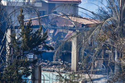 Καταστροφές στην Πάτρα από την πυρκαγιά