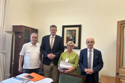 Συνάντηση Γραβρήλου - Καλαματιανού με το Δίκτυο Συνταξιούχων