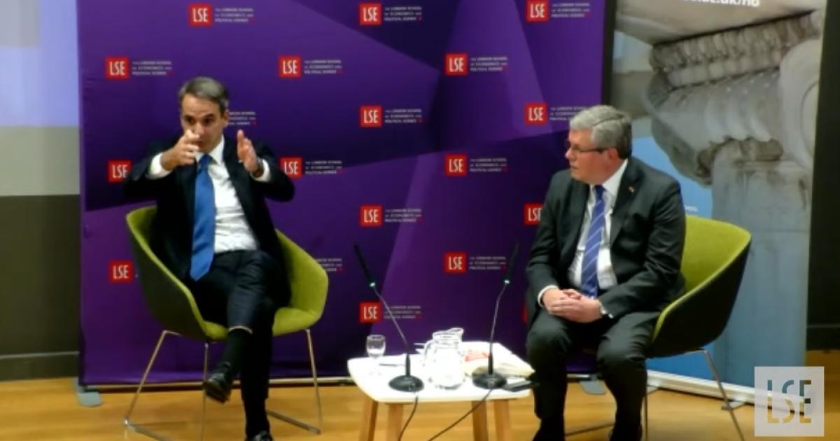 Kyriakos Mitsotakis / He Lost His Temper in London – Reporters Without Borders Called Him “Gavelan”