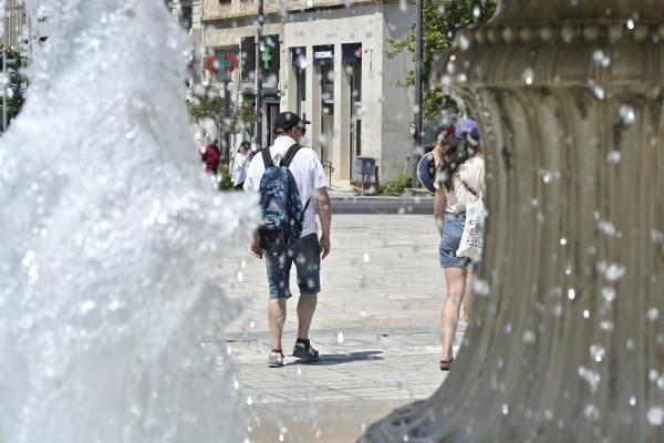 Ζέστη στην Αθήνα